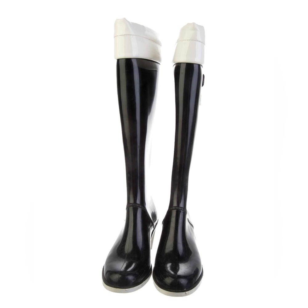 Burberry Rubber Color Block Pattern Rain Boots - image 2